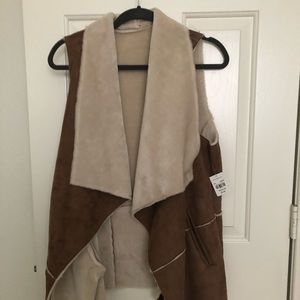 Faux Suede Vest